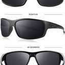 BEALER Polarized Sports Sunglasses for Men Lightweight TR90 Frame Sun Glasses Driving Cycling Fishing UV Protection Shades