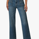 Sidefeel Women's Wide Leg Jeans High Waisted Tummy Control Stretchy Pockets Front Straight Leg Jeans 4