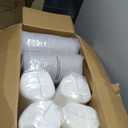 Outdoor Chair Cushions Set of 4, Waterproof Backrest and Deep Seat Cushion Set for Patio Furniture, Outdoor Sofa Replacement Cushions with Removable Cover, 24 x 24 Inch, Cream