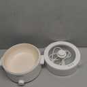 Hot Pot Electric, 3L Portable Electric Pot with Ceramic Non-stick Coating, Dual Power Multi-functional Ramen Cooker for Steak, Pasta, Hot Pot, Ramen, Quick Heating and Overheat Protection