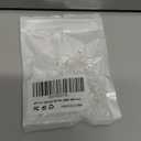 Elfstone 3mm Invisible Plastic Earrings Blank Pins Stud Tiny Head Findings DIY Supplies (200 pieces/100 Pairs)