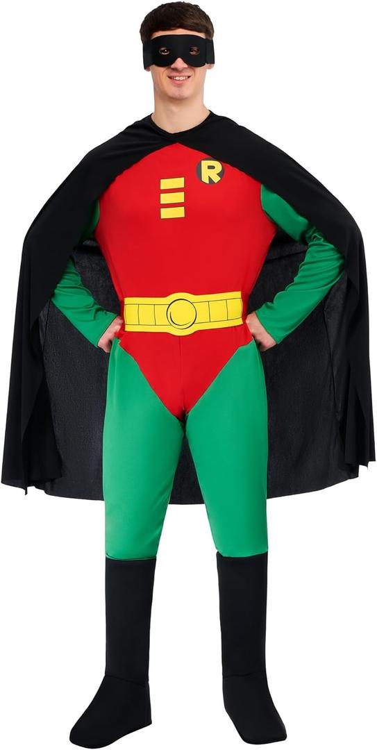 Rubie's Costume Classic Batman Deluxe Robin Costume (Medium, Red/Green)