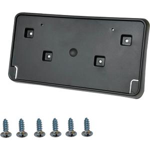 Front Bumper License Plate Frame Bracket Holder Fits for 2017 2018 2019 2020 2021 Jeep Grand Cherokee Type 2 Replace 68277137AA CH1068148