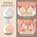 Boomba Invisible Lift Inserts Double-Sided Sticky Bra Ultra Push Up Bra Inserts Suitable for Different Occasions (Beige, M)