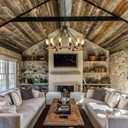 12-Light Wooden Wagon Wheel Chandelier Farmhouse, 31.5'' Black&Cream Colored Chandelier Pendant Light for Living Room, Industrial Rustic Round Wood Chandeliers for Dining Room Entryway Porch