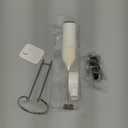 Rechargeable Milk Frother Handheld, Coffee Frother Handheld with USB-C Charging Stand, Electric Drink Mixer Handheld, Mini Electric Whisk Frother for Coffee, Matcha, etc (Blizzard White)