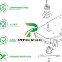 461663 Spindle Assembly Scag with 43592 Cutter Blade Spacer Replace 46631 46400 46020 43294 41001 41007 for Scag MAG III SCR42-25CH STZ52-20KH STHM-23CV SCZII-72V Scag 61 40 42 48 52 72 Decks