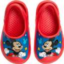 Josmo Boys Clog Water Slides Mickey Mouse Cars Paw Patrol Summer Sandal Kids Pool Shoes Backstrap Closed Toe Sport Athletic Character Slip On Clogs 5-6