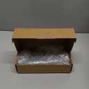 White Crystal Wand Point Long Healing Crystal Scepter Decorative Stone Reiki Meditation with Display Stand Home Office Decor 0.8-1.1LBS