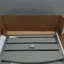 17.5" Folding Shower Seat Wall Mounted, Foldable Shower Bench, Fold Down Shower Seat, Folding Shower Seat Bench, Wall Mount Shower Seat Bench Chair (Grey)