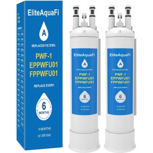 FPPWFU01 Compatible with Frigidaire FPPWFU01 PurePour PWF-1 Water Filter (2 Pack)