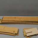 SpaceAid Bamboo Drawer Dividers with Inserts and Labels, Kitchen Adjustable Drawer Organizers, Expandable Organization for Home, Office, Dressers, 10 Dividers with 24 Inserts (17"-22" Natural)