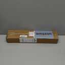 Black Curtain Rods for Windows 28 to 48 Inches Adjustable Decorative 1 Inch Diameter Single Window Curtain Rod Set with Classic Finials, Black with Gold Finishing