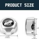 2pcs Silver Wheel Center Caps Compatible with Nissan Frontier 2000-2002 & Xterra 2000-2004 16inch Wheels Replacement for 40315-7Z100