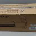 Space Heater with Humidifier - Portable Tower Heater for Indoor Use with 1L Water Tank, Space Heater Large Room, Office, Bedroom, Oscillation, 3 Heating Modes, 12H Timer, Tip-over Protection