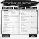 Life & Goal Planner  Undated Daily, Weekly & Monthly Organizer with Habit Tracker, Time Management Tools, and Productivity Journal for Personal Growth and Success (Black)