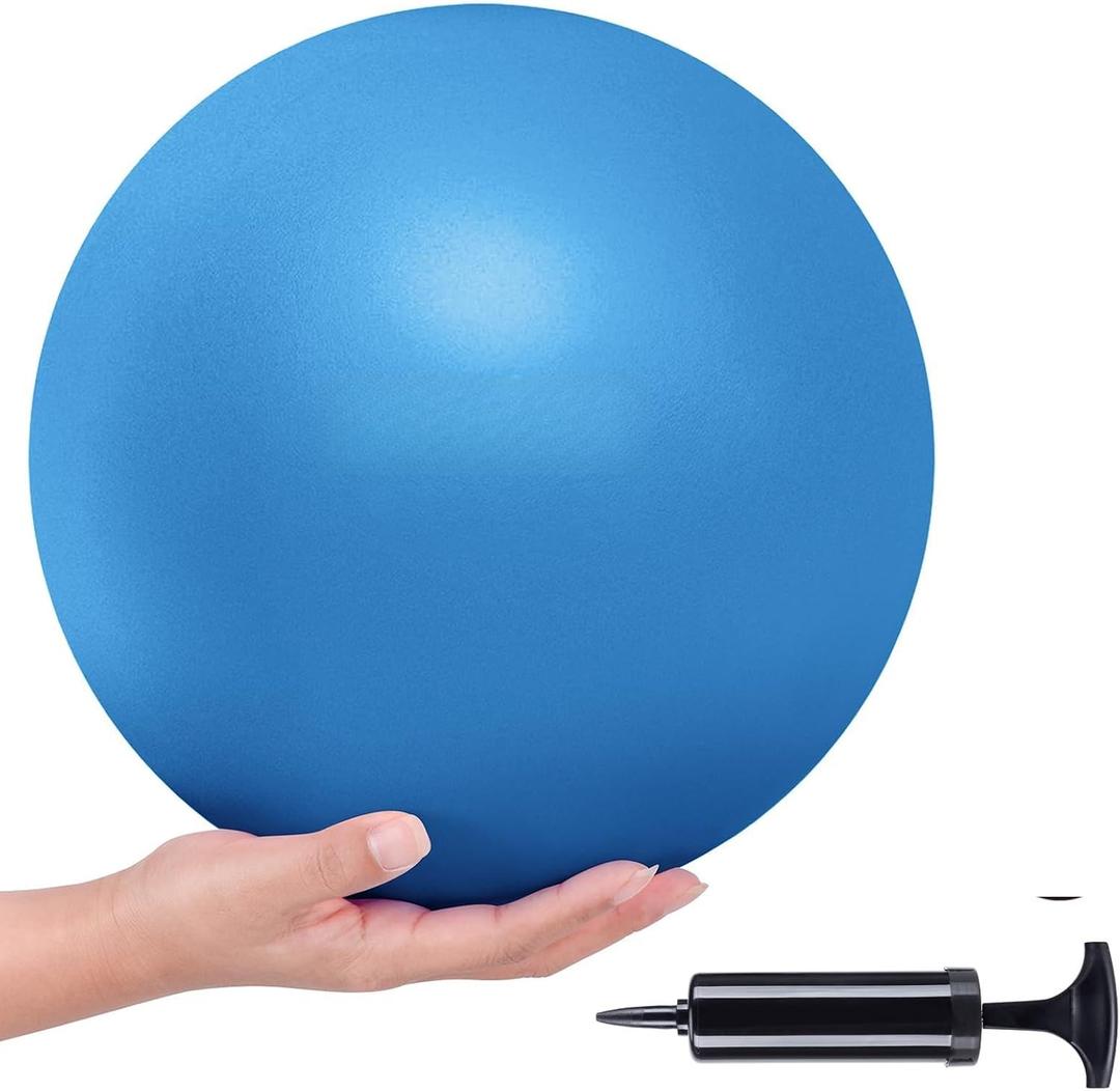 APEXUP 9 Inch Pilates Ball Small Exercise Ball for Yoga, Fitness, Balance, Core Workout, Physical Therapy