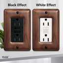 North American Walnut Switchplates and Outlet Covers Decorative Solid Wood Light Switch Cover for Stylish Dcor