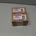 2 x ThunderWay Decorator Light Switch or Receptacle Outlet Wall Plate, Gloss Finish, Size 1-Gang 4.48" x 2.71", Unbreakable Polycarbonate Thermoplastic, UL Listed, Black