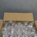 Rocinha 30 Pcs Clear Ornaments for Crafts 3.15 Inch Fillable Clear Plastic Ornaments Balls Hanging with Removable Top and Hanging Cords, for DIY Christmas Craft Project Home Decor