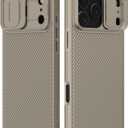 Nillkin Camshield Case for iPhone 17 Pro Max Case, [Built-in Dual Camera Cover][Slim Profile] [Military Grade Drop Protection] Shockproof Bumper Phone Case 6.9 inch 2025 Gold