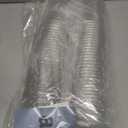 Round Bottom Clear Plastic Cups with Sip Lids, 50 Sets, 16 Oz Disposable Iced Coffee Cups with Strawless Lids To Go Cold Drink Cups for Smoothies, Juices, Party Catering