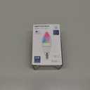 Lightinginside E12 Smart Light Bulbs 60W Equiv., Work with Alexa/Google Home/Smart Life, 500LM 6W RGBCW Candle Candelabra LED Light Bulbs, No Hub Required, 2.4G WiFi Bluetooth Bulb, ETL Listed, 3PCS (Multicolor)