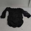 Short Black Dress With Sheer Sleeves 2XL