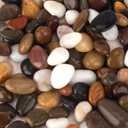 CFKJ [18 Pounds] Aquarium Gravel River Rock, Natural Polished Decorative Gravel,Garden Outdoor Ornamental River Pebbles Rocks, Polished Pebbles, Mixed Color Stones for Landscaping Vase Fillers (18.1)
