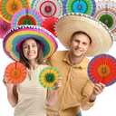 Fiesta Party Supplies Kit: Mexican Party Decorations with Fiesta Paper Fans - for Birthdays, Taco Nights, Cinco de Mayo & Fiesta Party Decorations