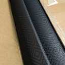 Ophanie Kitchen Mats for Floor, 3/4 Inch Thick Kitchen Rugs, 24'' x 70'' Anti Fatigue Standing Cushioned Mat, Waterproof,Comfort Ergonomic Mat for Office, Home, Sink, Black Non-Slip Bottom