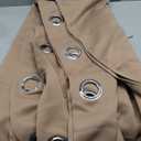 NICETOWN Wall Dividers for Rooms, Sound Barrier Room Divider Curtain Screen Partition, Function Thermal Blackout Patio Door Panel, Sliding Door Insulated Curtain, Cappuccino, 120" Wide x 95" Long