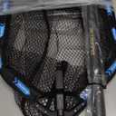 PLUSINNO Floating Fishing Net with Telescoping Handle, Carbon Fiber Ultralight Long Fish Net, Collapsible Landing Net 6.56/7.86Ft, Fishing Gear Kayak Accessories for Bass Trout Salmon (7.86 FT / 2.4M Full Length)