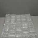 Poker Chip Holder Tray Racks- 10Pack Clear Acrylic Chips Rack Case With Cover Poker Table Accessories