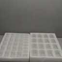 Mumufy 48 Pcs Assorted Votive Candle Holders Ribbed Glass Tealight Candle Holder Bulk for Table Centerpiece, Baby Shower, Home and Wedding Party Decoration (Clear)