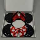 2 Pcs Red Mouse Ears Sequin Headbands,Shiny Bows Headbands, A Perfect Addition to Your Trip Essentials Accessories for Women Grils Princess Decoration Costume Cosplay