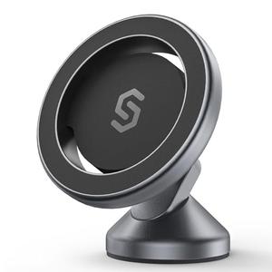 SYNCWIRE for MagSafe Car Mount - 360 Rotation Magnetic Phone Holder for Car Dashboard, Strong Magnets Car Phone Holder Mount Compatible iPhone 16 Pro Max 15 14 13 12,Samsung - MagSafe Car Accessories