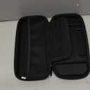 Orzly Carry Case Compatible with Nintendo Switch and New Switch OLED Console - Black Protective Hard Portable Travel Carry Case Shell Pouch with Pockets for Accessories and Games