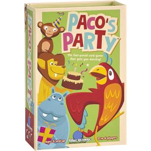 Blue Orange Pacos Party, Fun Kids Card Game - Kids and Family Game for 2 to 6 Players. Recommended for Ages 5 & Up, Pack Of 2 