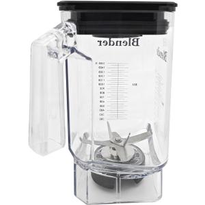 CRANDDI Spare Cup for K80, 52oz Blender Container, 1500ml Pitcher Jar, Blender Spare Parts Accessories, Compatible with K98C, K80, Clear, 52oz (K80Jar)
