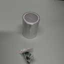 6" Black Dryer Vent Cover - 304 Stainless Steel Wall Cap, Screen and Damper