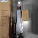 2,500 Lbs Heavy Duty Trailer Jack, Fixed Mount Jack w/Drop Leg, Silver