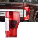 RH FULL LED With Blind Spot Tail Light Fit for 2017 2018 2019 Ford F250 F350 F450 F550 Super Duty Rear Lamp Right Passenger Side Rear Lights Module NOT Included FO2801262 KC3Z13404B