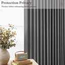 Charcoal Grey Linen Curtains 102 Inches Long for Living Room Pinch Pleated Drape with Hooks Rings for Track System Light Filtering Gray 102 Inch Curtain for Bedroom Sliding Patio Door 2 Panels 50x102