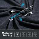 5 Pack Men's Lightweight Pullover Hooded Tees Long Sleeve Sweatshirts for Gym, Running, Fishing