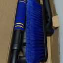 34" Extendable Ice Scrapers for Car Windshield 2-in-1 Snow Brush for Car Snow Scraper for Car Snow Scraper and Drush with Ergonomic Foam Grip for Cars, Trucks, SUVs with 360 Pivoting Brush Head Blue