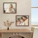 16x20 Picture Frame, Classic Brown 16 x 20 Poster Frame for Horizontal or Vertical Wall Mounting, 1 Pack