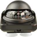 Automotive Compass Ball, Dashboard Adjustable Foldable Navigation Direction Pointing Guide Ball, Magnetic Compass with Adhesive Tape for Auto Cars Boats RV Vehicle Outdoor