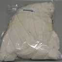 Pallene Faux Fur Plush Spring Throw Pillow Covers 22x22 Set of 2, Luxury Soft Fluffy Striped Decorative Pillow Covers for Sofa, Couch, Living Room, Cream White