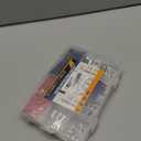 Haisstronica 80PCS Tinned Copper Wire Lugs Kit,AWG 8 6 4 2 Heavy Duty Battery Cable Lugs,Eyelets Tubular Ring Terminal,Battery Terminals with 3:1 Heat Shrink Tube